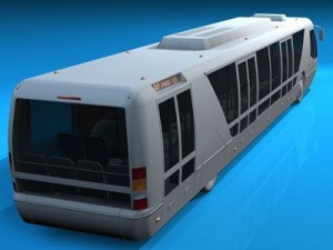 city bus 3D 模型