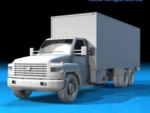 ln medium truck1 Modelo 3D