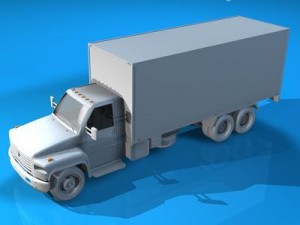 ln medium truck1 Modelo 3D