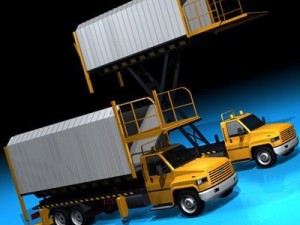 airport loading vehicle 3D 模型