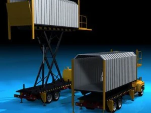 airport loading vehicle 3D Model