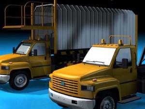 airport loading vehicle 3D 模型