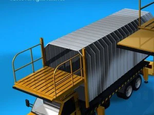 airport loading vehicle 3D Model