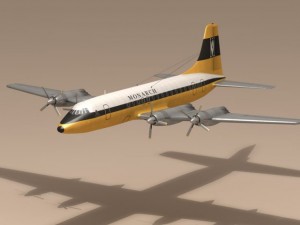 bristol britannia 3D Модель