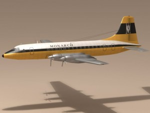 bristol britannia 3D Модель