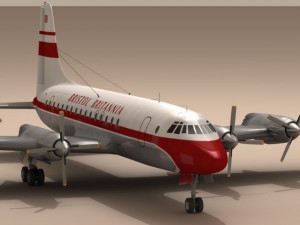 bristol britannia 3D Модель
