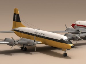 bristol britannia 3D Модель