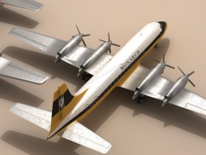 bristol britannia 3D Модель