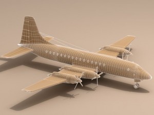bristol britannia 3D Модель