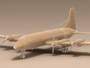 bristol britannia 3D Модель