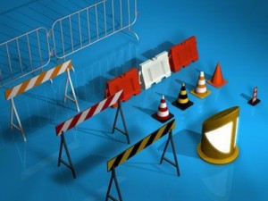 road barriers 3D Model