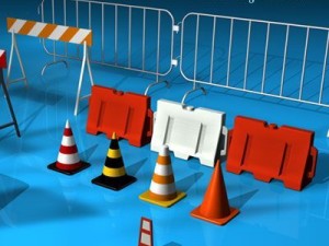 road barriers 3D Model