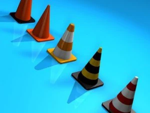 yol konileri koleksiyonu 3D Model