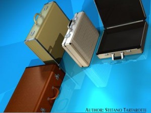suitcase collection 3D-Modell