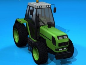 farm tractor Modelo 3D