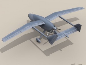 falco uav Model 3D
