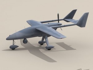 falco uav Model 3D