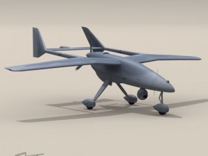 falco uav Model 3D