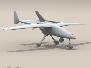 falco uav Model 3D