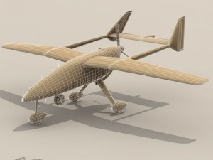 falco uav Model 3D