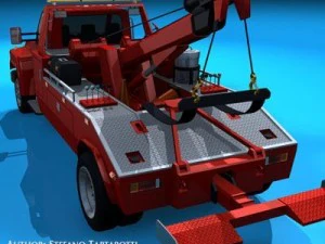 レッカー車 3Dモデル