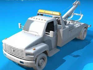 レッカー車 3Dモデル