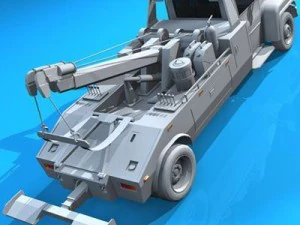 レッカー車 3Dモデル