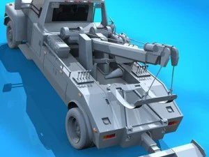 レッカー車 3Dモデル