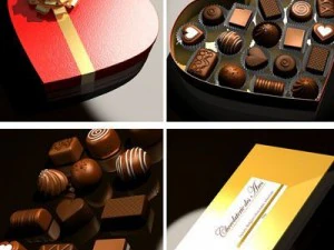 collection de chocolats Modèle 3D