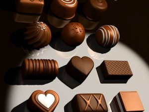 chocolates collection 3D 모델