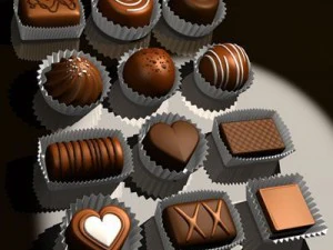 chocolates 2 Modelo 3D