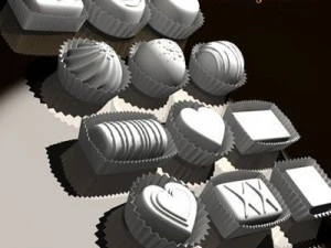 chocolates 2 Modelo 3D