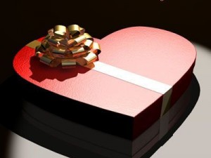 chocolate valentine box Modèle 3D