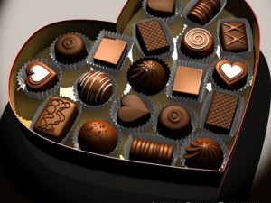 chocolate valentine box Modèle 3D