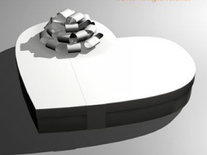 chocolate valentine box Modèle 3D