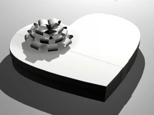 chocolate valentine box 3D Model
