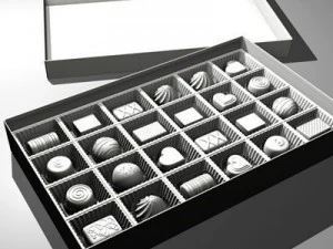 chocolate box 3D Model