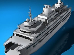 ferryboat 3D-Modell