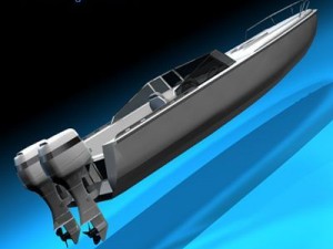 motor boat Model 3D