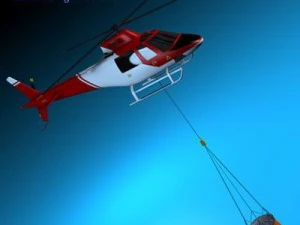 firefighting helicopter 3D Model