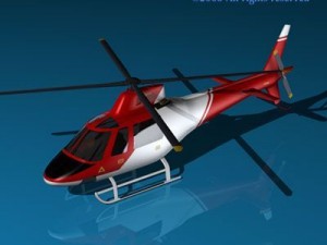 firefighting helicopter 3D Model