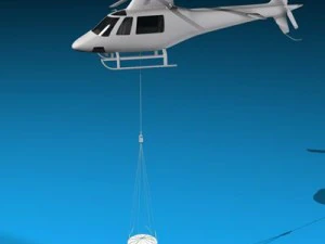 firefighting helicopter 3D Model