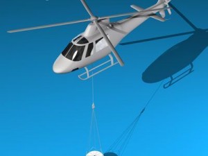 firefighting helicopter 3D Model