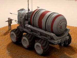lunar vehicles collection 3D Model