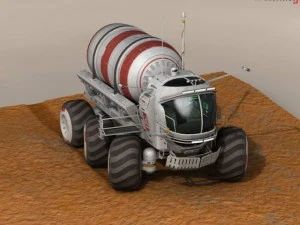 lunar vehicles collection 3D Model