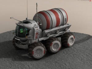 lunar vehicles collection Modèle 3D