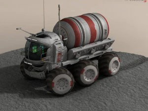 lunar vehicles collection 3D Model