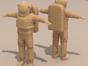 astronaut Modèle 3D