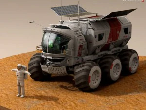 lunar vehicle 3D Model
