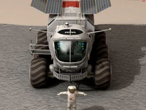 lunar vehicle 3D Model